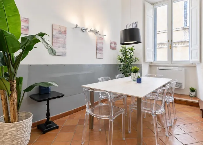 Pantheon Grand Loft, Spacious And Bright For 8 Via Dei Cestari Daire